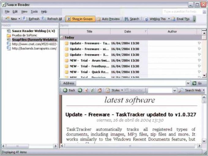Sauce Reader Sauce Reader