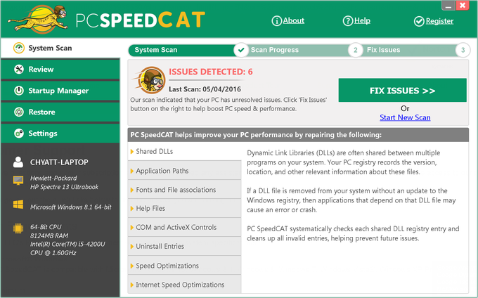 speed cat windows 10