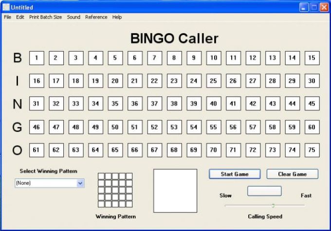bingo caller generator