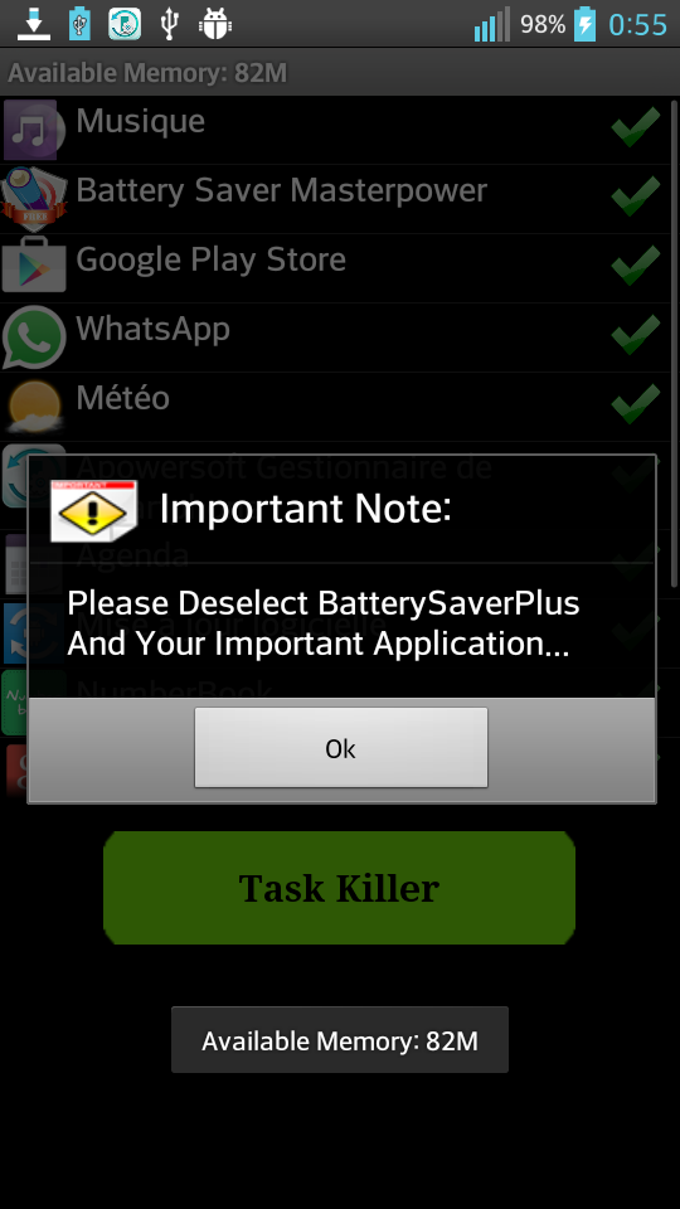 Battery Saver (Master Power) Battery Saver (Master Power)