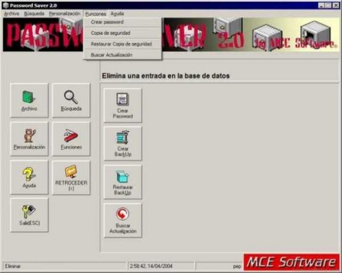 MCE Software Password-Saver MCE Software Password-Saver