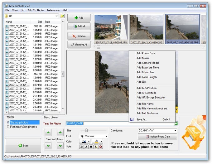 best free photo date stamp software for windows