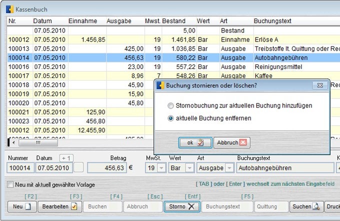 Kassenbuch und Konto Kassenbuch und Konto