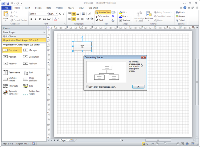 Как в microsoft visio 2010 создать диаграмму или график excel