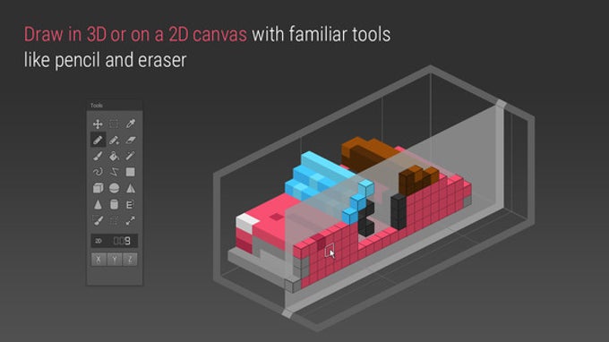 qubicle voxel editor blender