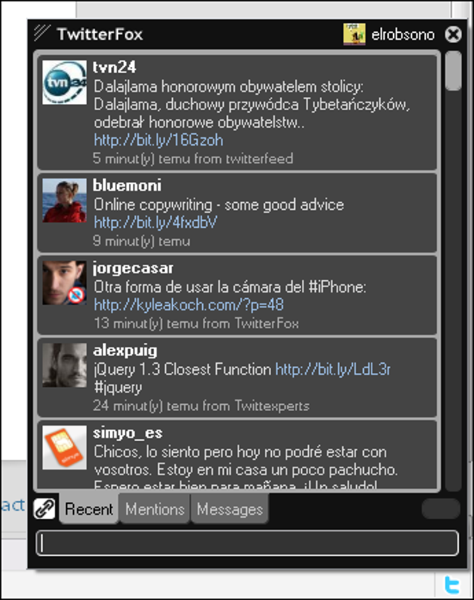 TwitterFox TwitterFox