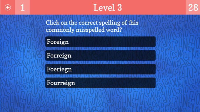 Ultimate English Spelling Quiz Ultimate English Spelling Quiz