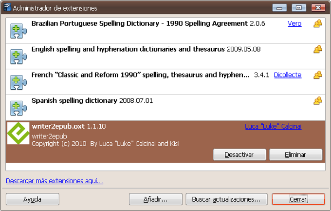 Writer2ePub Writer2ePub