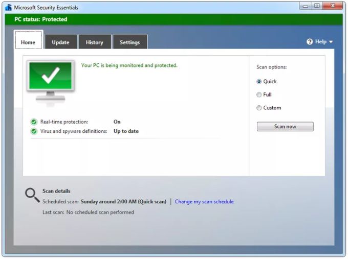 Microsoft Security Essentials Windows 7 64 Bit