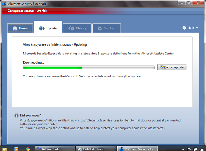 microsoft essential security for windows 7