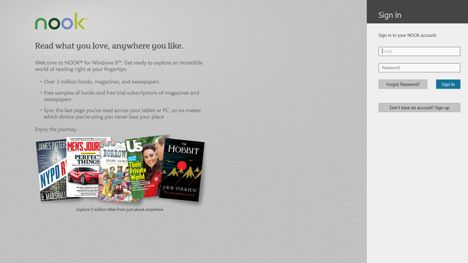 NOOK for Windows 10 NOOK for Windows 10
