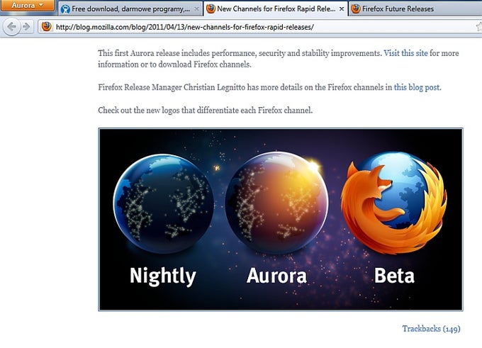 Firefox Aurora Firefox Aurora