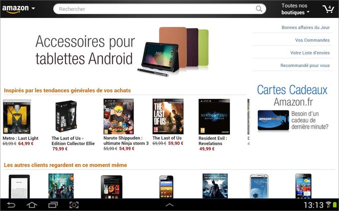 Amazon pour Tablettes