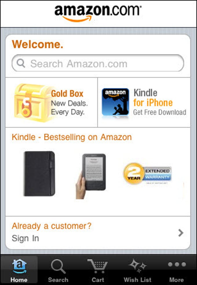 Amazon Mobile for Tablet