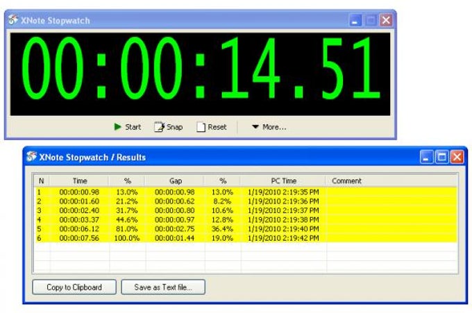XNote Stopwatch XNote Stopwatch
