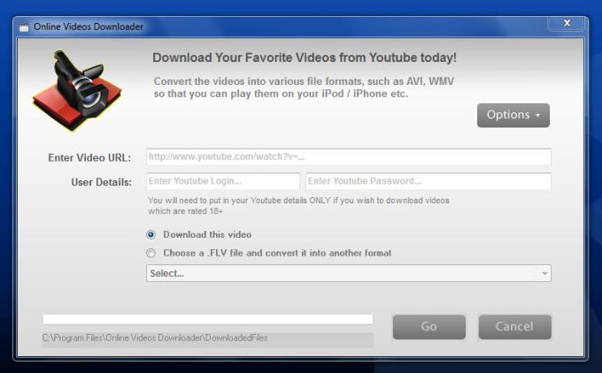 online youtube video downloader for pc