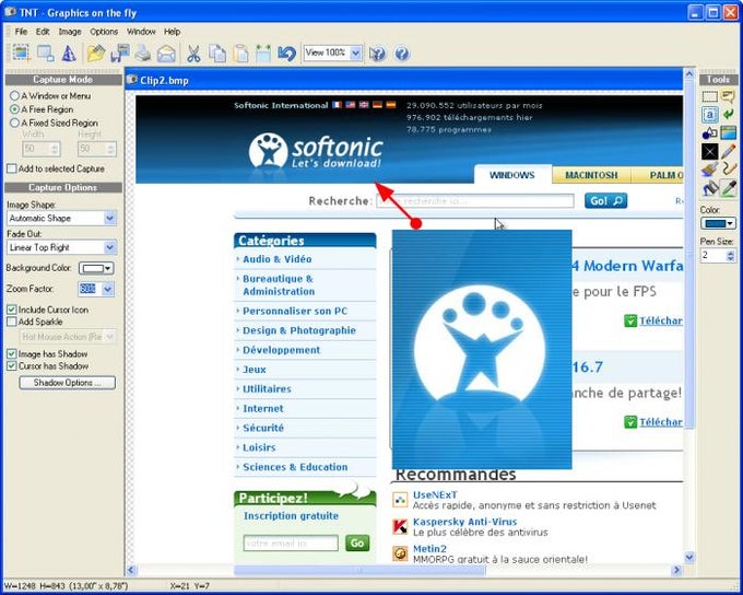 TNT Screen Capture TNT Screen Capture