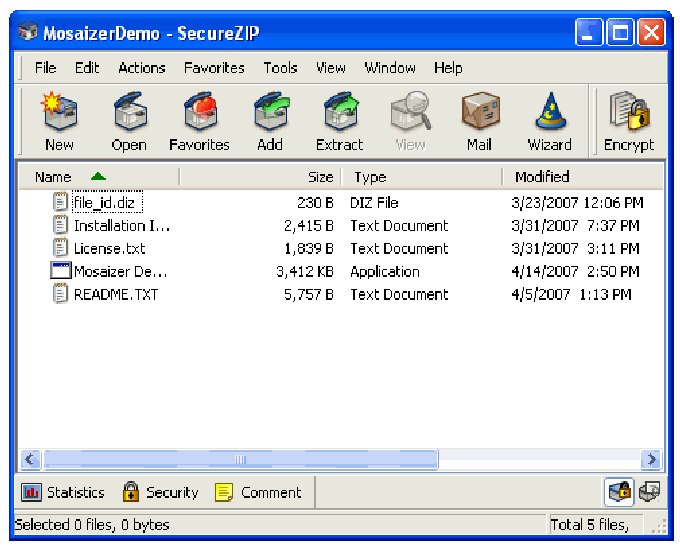 SecureZIP Express SecureZIP Express