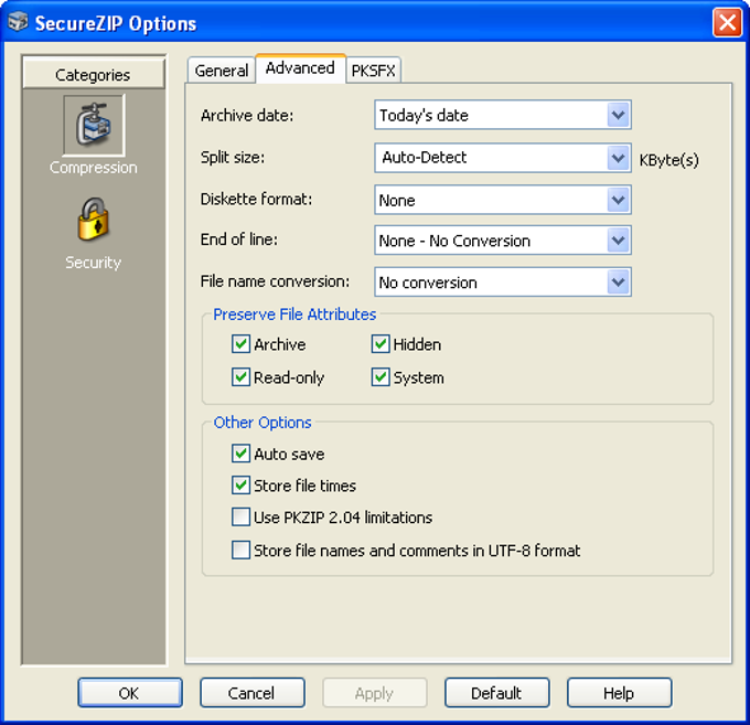 SecureZIP Express SecureZIP Express