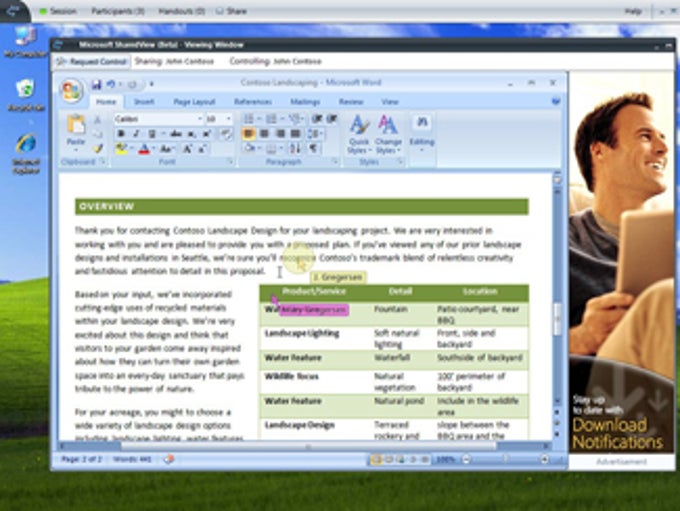 Microsoft SharedView Microsoft SharedView