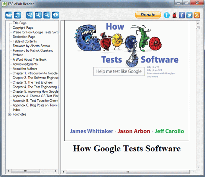 FSS ePub Reader FSS ePub Reader
