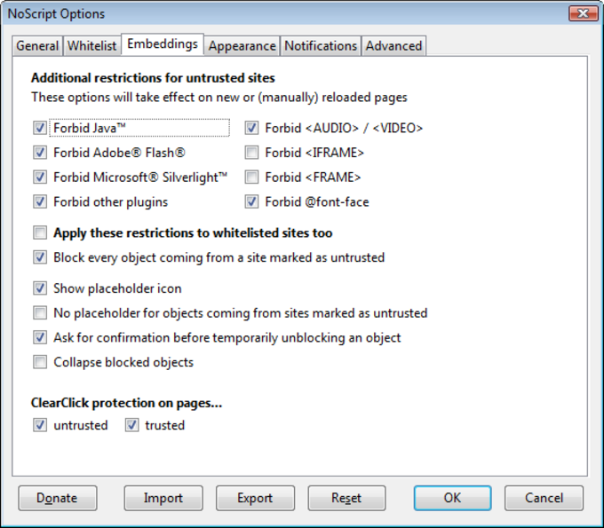 NoScript 11.4.27 instal the new version for windows