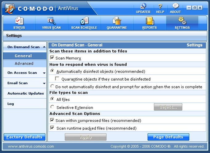 Comodo AntiVirus Comodo AntiVirus