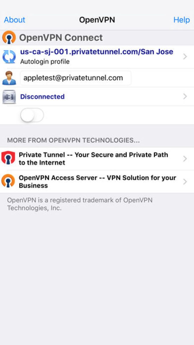 for iphone download OpenVPN Client 2.6.5 free
