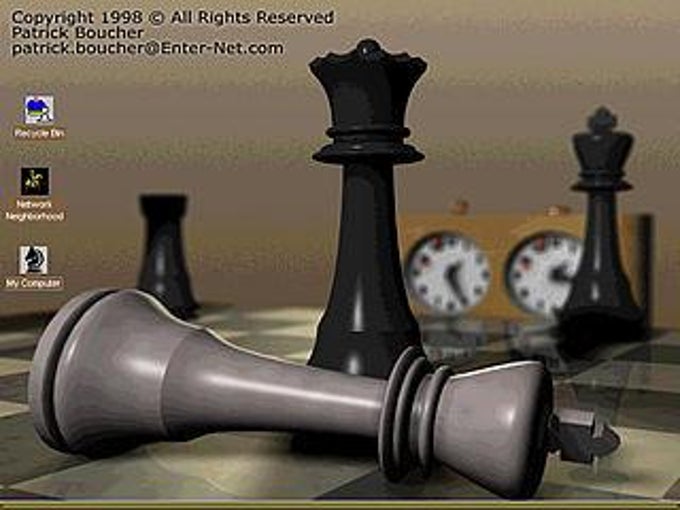 Chess desktop theme Chess desktop theme