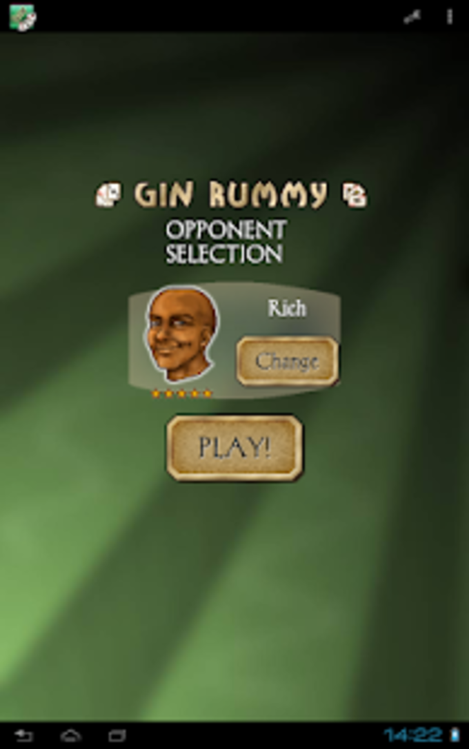 Gin rummy card game app