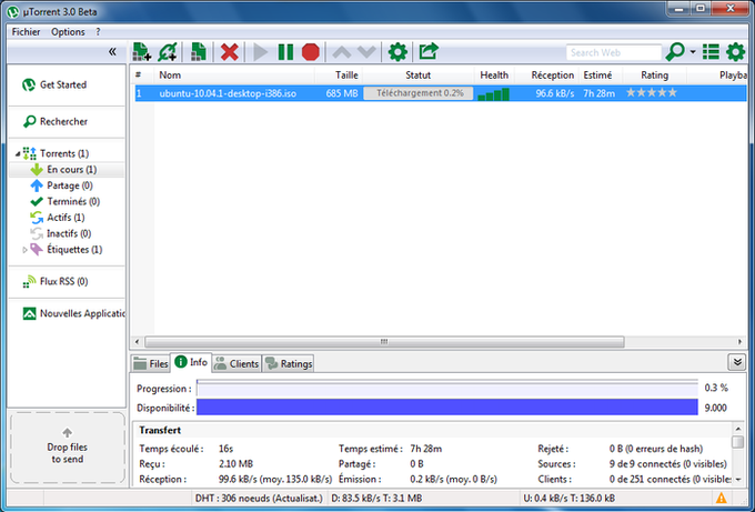 uTorrent Beta uTorrent Beta