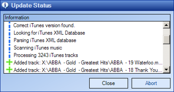 iTunes Library Updater iTunes Library Updater