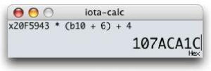 iota-calc iota-calc