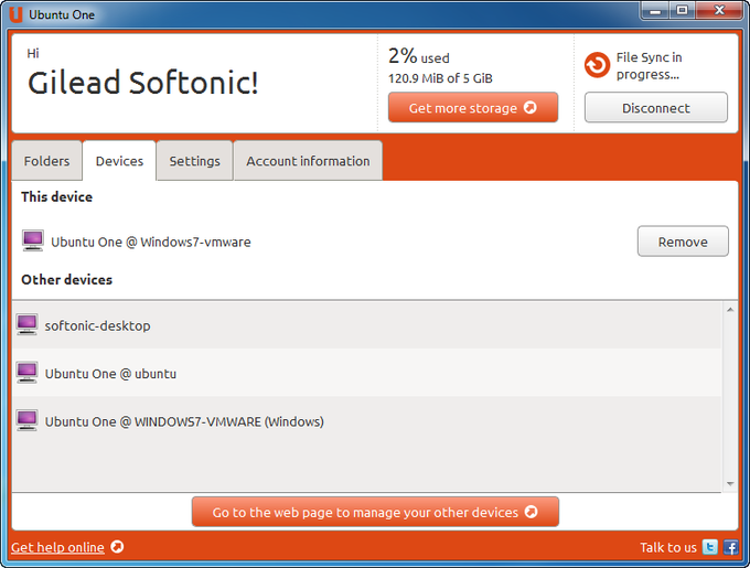 Ubuntu One Ubuntu One