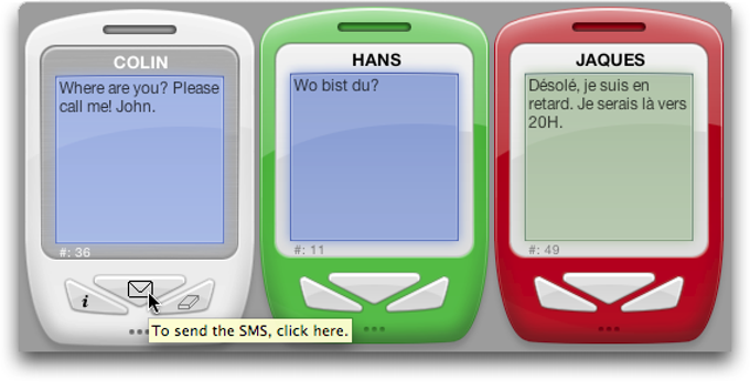 Send SMS Widget Send SMS Widget