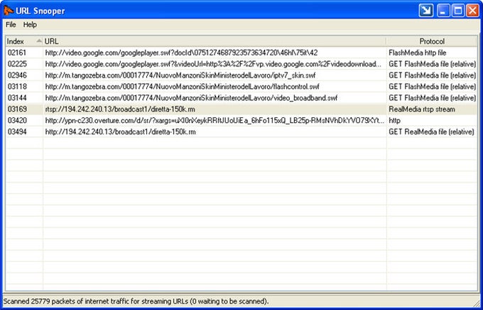 URL Snooper URL Snooper