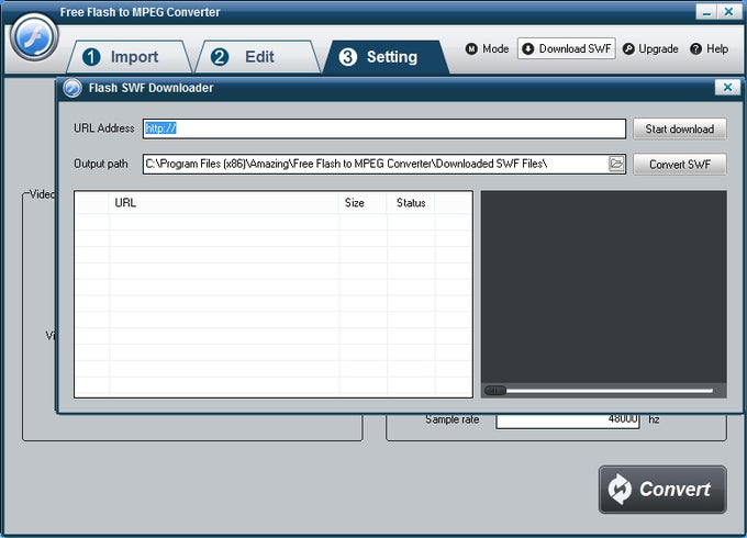 Free Flash to MPEG Converter Free Flash to MPEG Converter