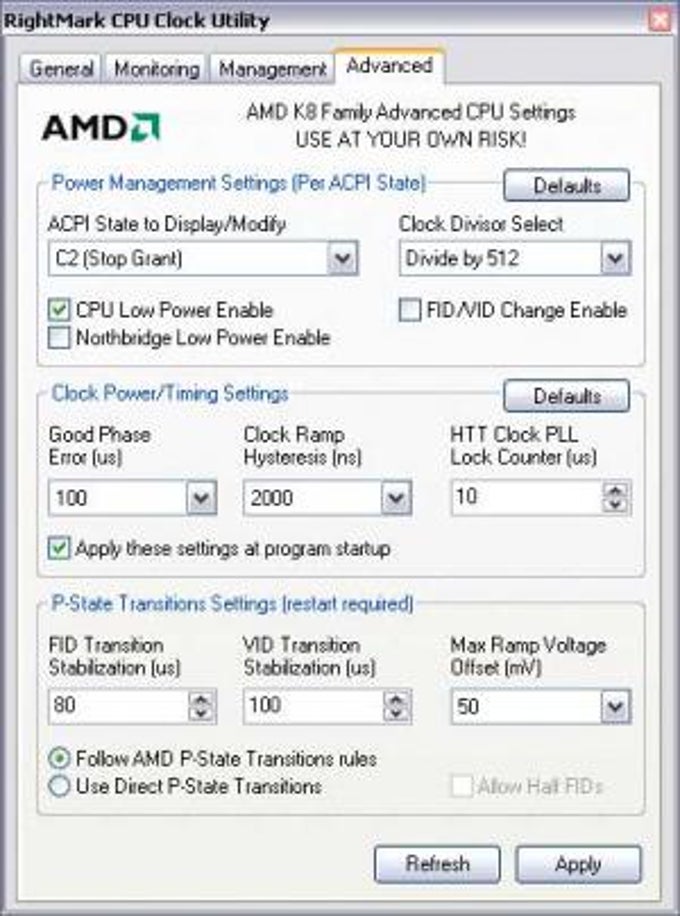 RightMark CPU Clock Utility RightMark CPU Clock Utility