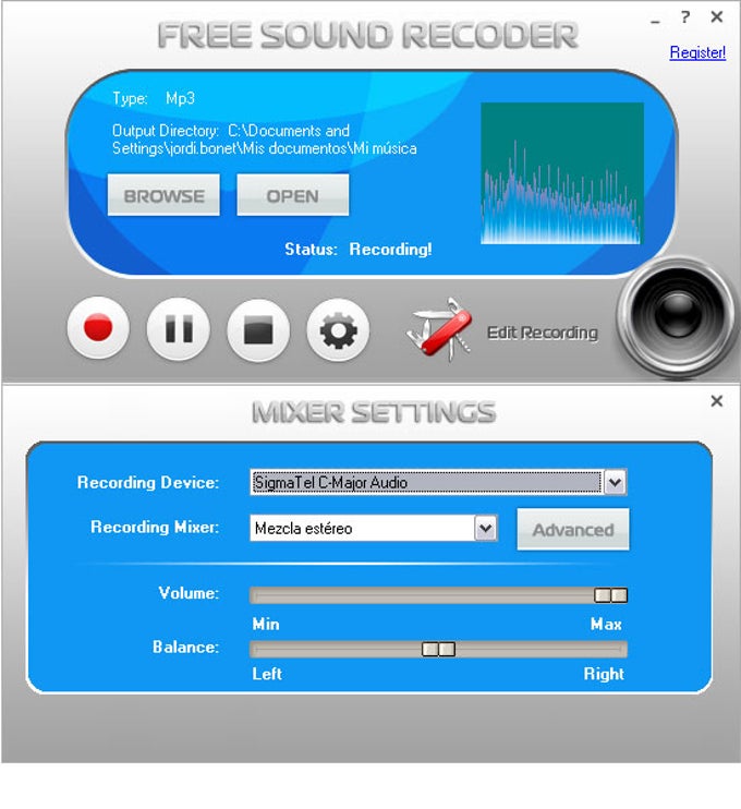 Free Sound Recorder Free Sound Recorder