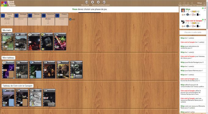 Jogos de tabuleiro online no seu navegador • Board Game Arena