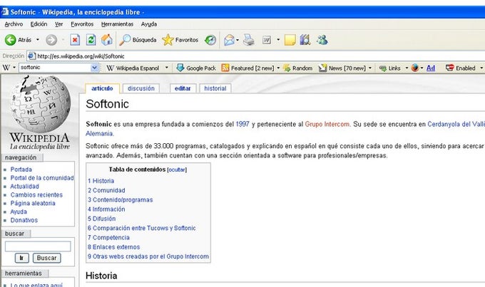 Wikipedia Toolbar for IE Wikipedia Toolbar for IE