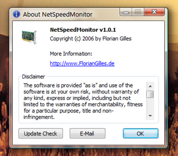 NetSpeedMonitor NetSpeedMonitor