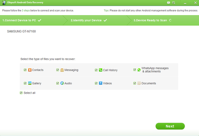 iSkysoft Android Data Recovery iSkysoft Android Data Recovery