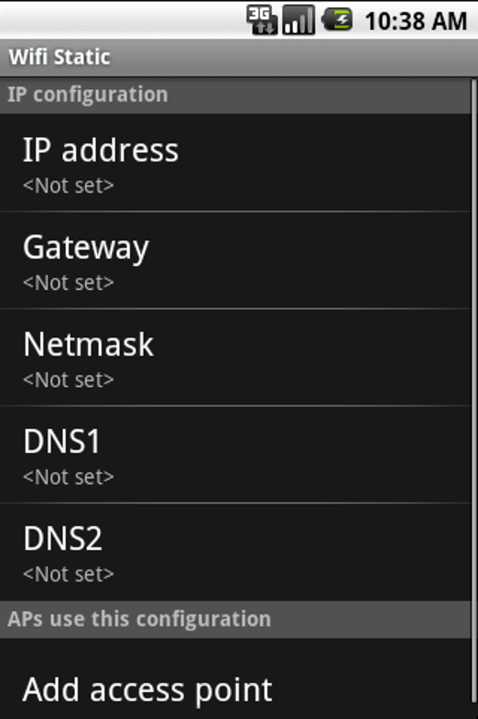 WiFI Static WiFI Static