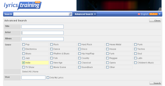 Lyrics Training Lyrics Training