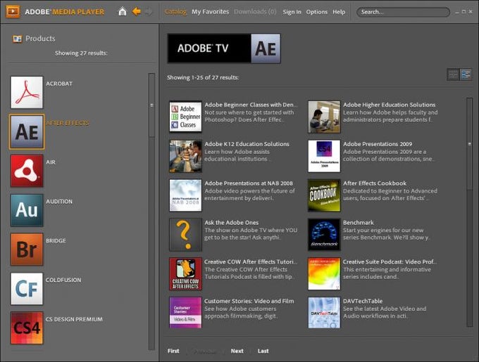 Adobe Media Player Adobe Media Player