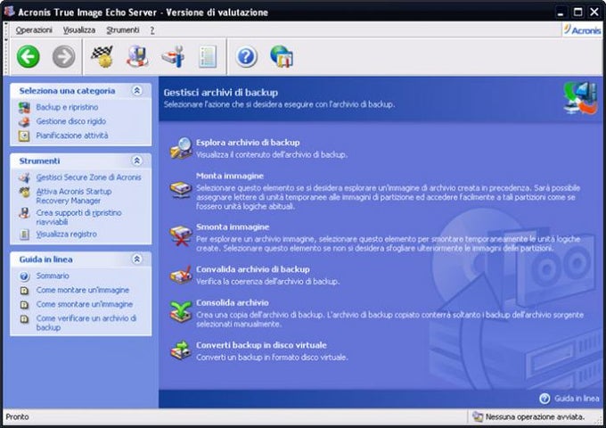 Acronis True Image Echo Server per Windows Acronis True Image Echo Server per Windows