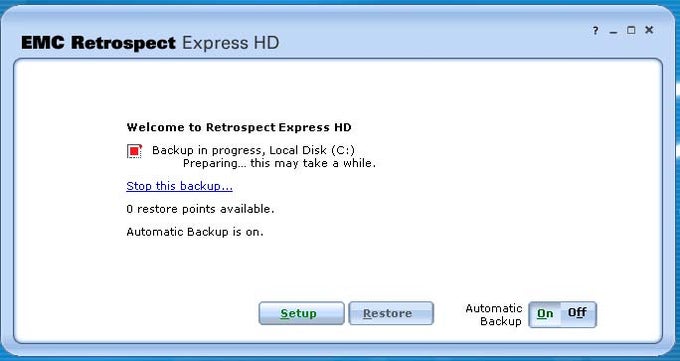 EMC Retrospect Express HD EMC Retrospect Express HD
