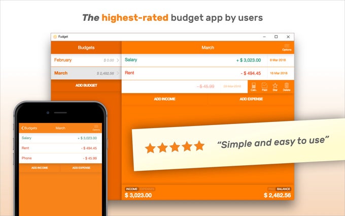 Fudget: budget planner & personal finance tracker Fudget: budget planner & personal finance tracker