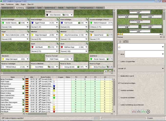 Hattrick Organizer Hattrick Organizer